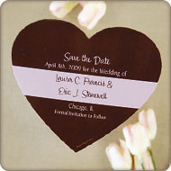 Plum Blossoms Save the Date Card