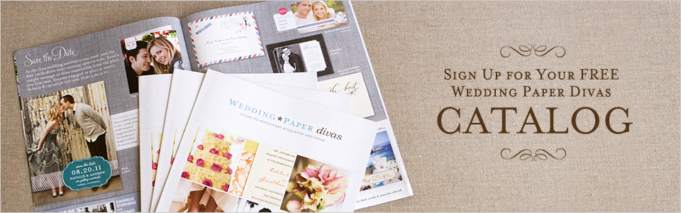 The Wedding Paper Divas Catalog is totally FREE and includes their complete 