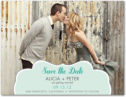 Simple Border Designs For Paper. This Save the Date design
