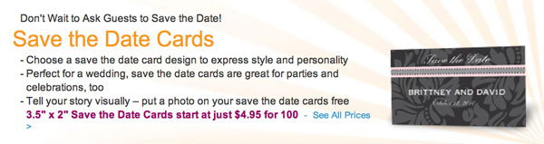 123 Print Save the Date Cards