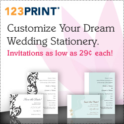123 Print Wedding Save the Dates
