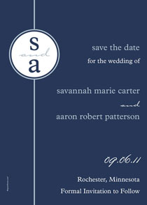 Save the Date  Postcard