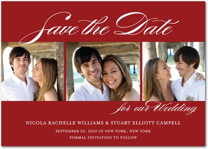 Save the Dates card